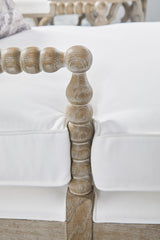 Rouleau Chaise Lounge in Livesmart Peyton-Pearl, Natural Gray Oak from Essentials For Living - Luna Furniture