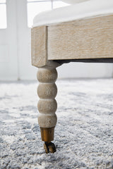 Rouleau Chaise Lounge in Livesmart Peyton-Pearl, Natural Gray Oak from Essentials For Living - Luna Furniture