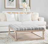 Dean 92" California Casual Sofa in Livesmart Boucle-Snow, Natural Gray Oak from Essentials For Living - Luna Furniture