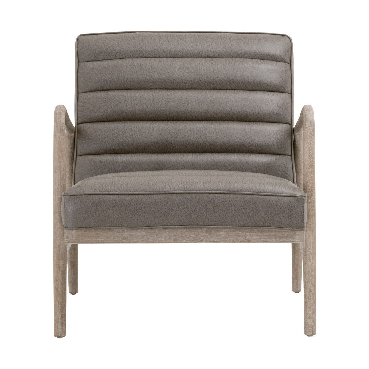 Tahoe Club Chair in Contract Ore Gray Synthetic, Natural Gray Oak from Essentials For Living - Luna Furniture