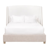 Sloan Standard King Bed in Livesmart Peyton-Pearl, Bisque, Natural Gray Oak from Essentials For Living - Luna Furniture