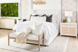 Balboa Cal King Bed in Livesmart Peyton-Pearl, Natural Gray Oak from Essentials For Living - Luna Furniture