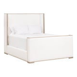 Tailor Shelter Standard King Bed in Livesmart Peyton-Pearl, Natural Gray Oak from Essentials For Living - Luna Furniture