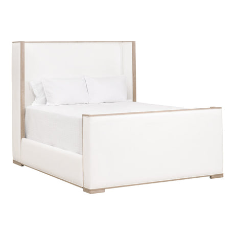 Tailor Shelter Standard King Bed in Livesmart Peyton-Pearl, Natural Gray Oak from Essentials For Living - Luna Furniture