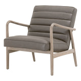 Tahoe Club Chair in Contract Ore Gray Synthetic, Natural Gray Oak from Essentials For Living - Luna Furniture
