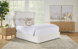 Balboa Standard King Bed in Livesmart Peyton-Pearl, Natural Gray Oak from Essentials For Living - Luna Furniture