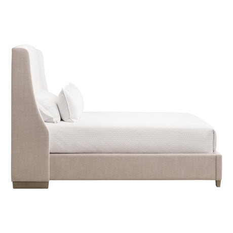 Sloan Standard King Bed in Livesmart Peyton-Pearl, Bisque, Natural Gray Oak from Essentials For Living - Luna Furniture