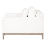Vienna Track Arm Sofa Chair in Livesmart Peyton-Pearl, Natural Gray Oak from Essentials For Living - Luna Furniture