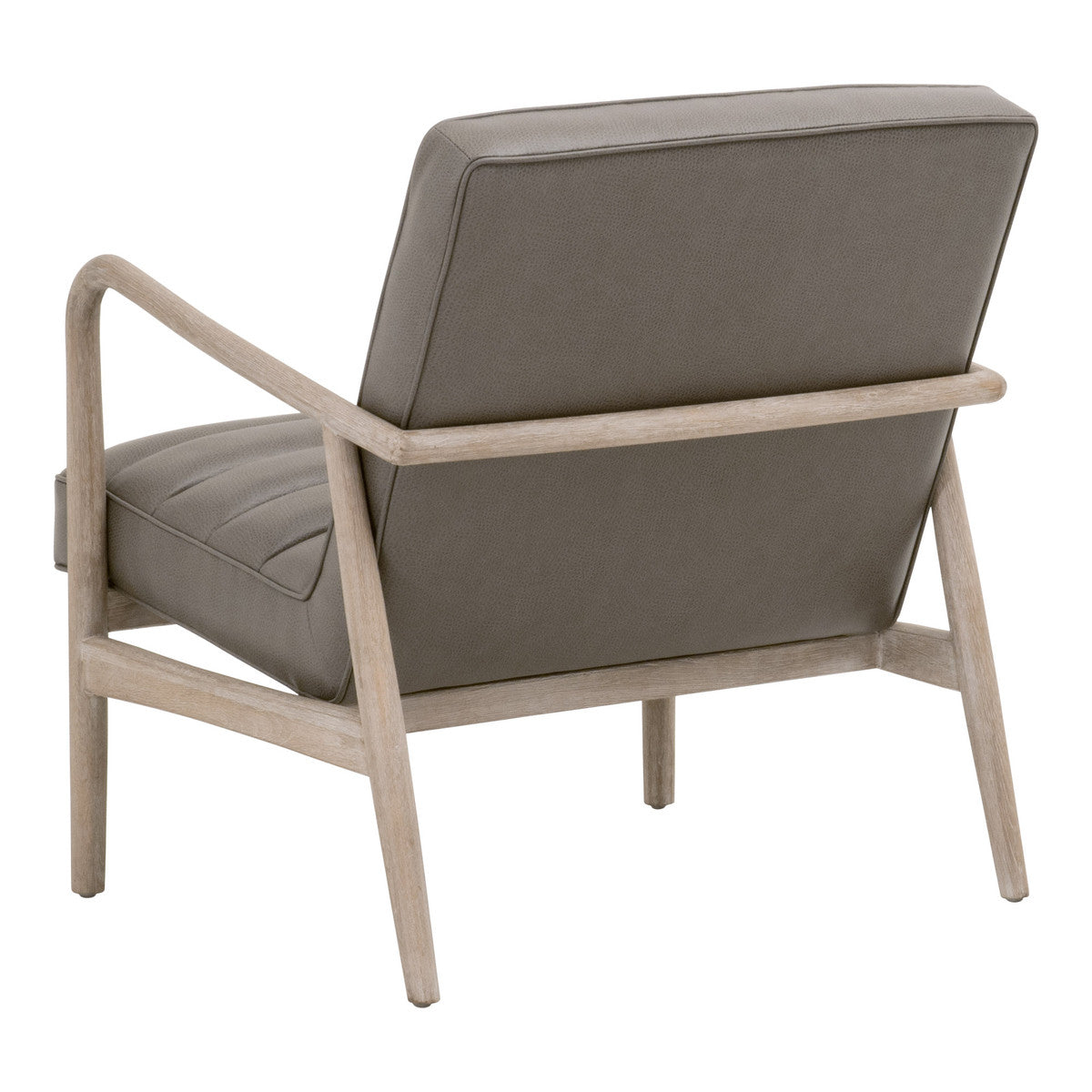 Tahoe Club Chair in Contract Ore Gray Synthetic, Natural Gray Oak from Essentials For Living - Luna Furniture