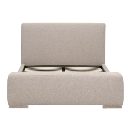 Warren Standard King Bed in Livesmart Gellar-Jute, Natural Gray Oak from Essentials For Living - Luna Furniture