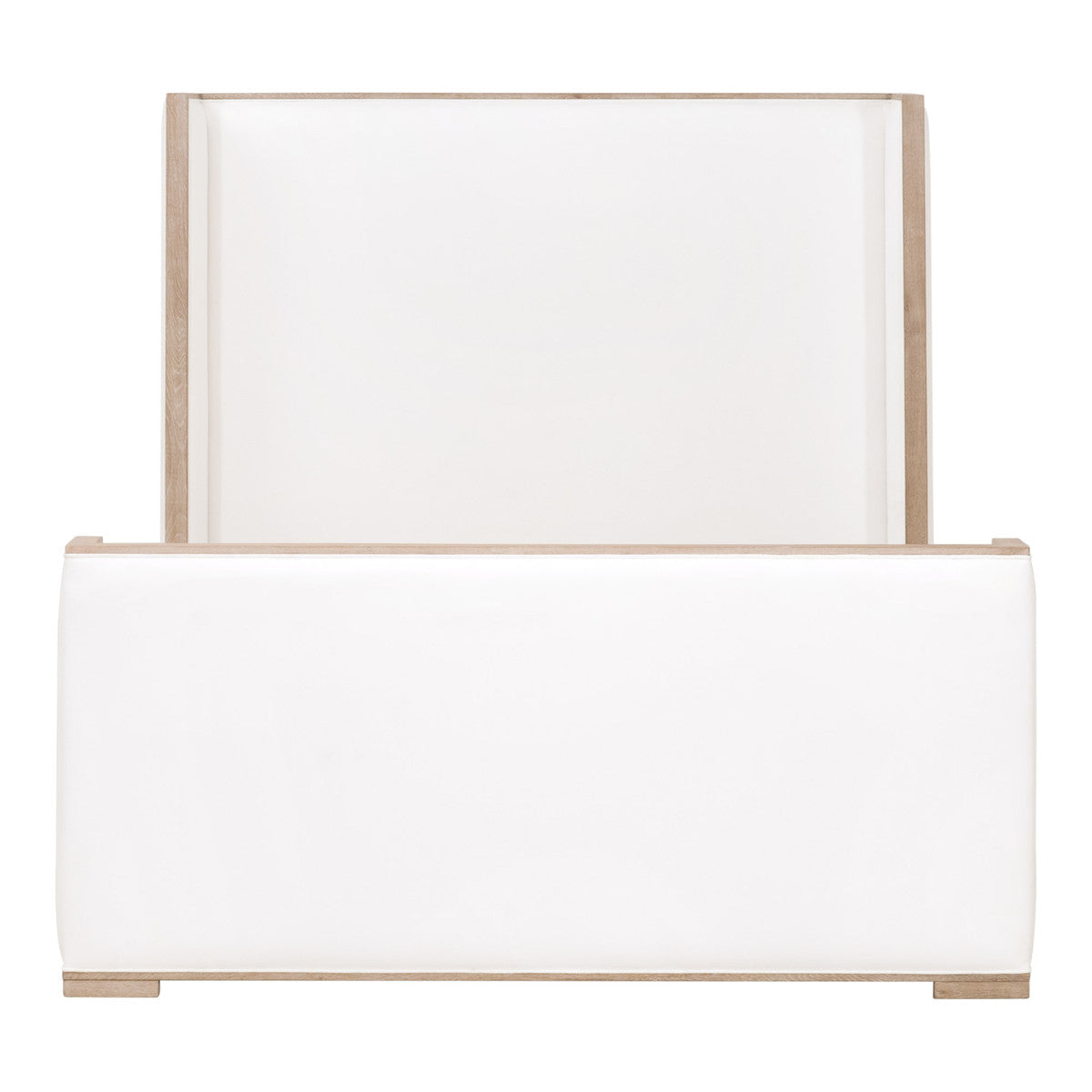 Tailor Shelter Standard King Bed in Livesmart Peyton-Pearl, Natural Gray Oak from Essentials For Living - Luna Furniture