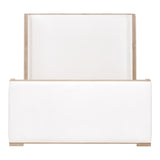 Tailor Shelter Standard King Bed in Livesmart Peyton-Pearl, Natural Gray Oak from Essentials For Living - Luna Furniture