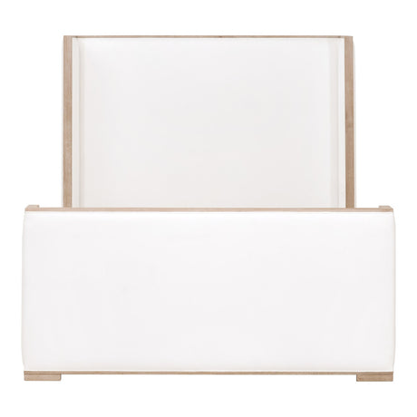 Tailor Shelter Standard King Bed in Livesmart Peyton-Pearl, Natural Gray Oak from Essentials For Living - Luna Furniture