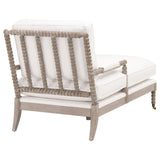 Rouleau Chaise Lounge in Livesmart Peyton-Pearl, Natural Gray Oak from Essentials For Living - Luna Furniture