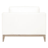 Vienna Track Arm Sofa Chair in Livesmart Peyton-Pearl, Natural Gray Oak from Essentials For Living - Luna Furniture