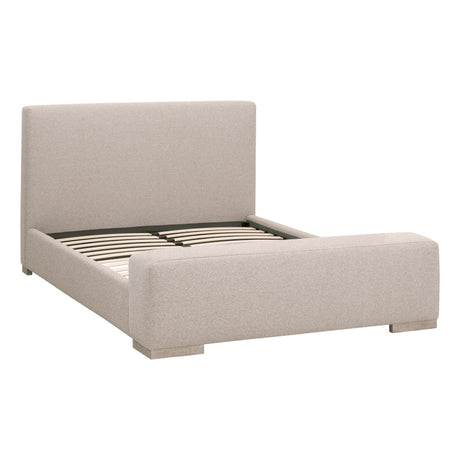 Warren Standard King Bed in Livesmart Gellar-Jute, Natural Gray Oak from Essentials For Living - Luna Furniture