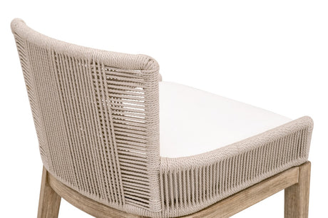 Overlay Counter Stool in Oyster Twist Rope, Livesmart Peyton-Pearl, Natural Gray Mahogany from Essentials For Living - Luna Furniture