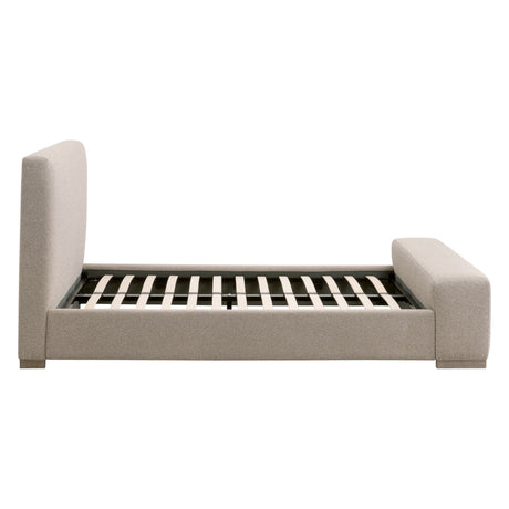 Warren Standard King Bed in Livesmart Gellar-Jute, Natural Gray Oak from Essentials For Living - Luna Furniture