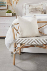 Stewart Standard King Bed in Livesmart Peyton-Pearl, Natural Gray Oak from Essentials For Living - Luna Furniture