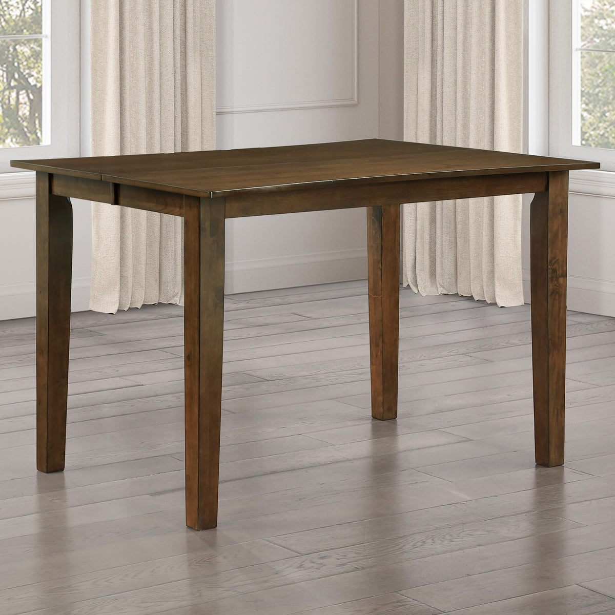 Joplin Walnut 42-54" Counter Table with 12" Leaf from Steve Silver - Luna Furniture