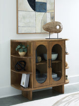 Niall Light Brown Accent Cabinet from Ashley - Luna Furniture