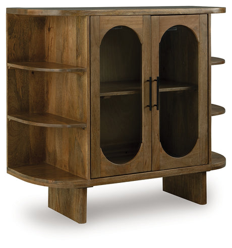 Niall Light Brown Accent Cabinet from Ashley - Luna Furniture
