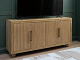 Niam Light Antique Beige Accent Cabinet from Ashley - Luna Furniture