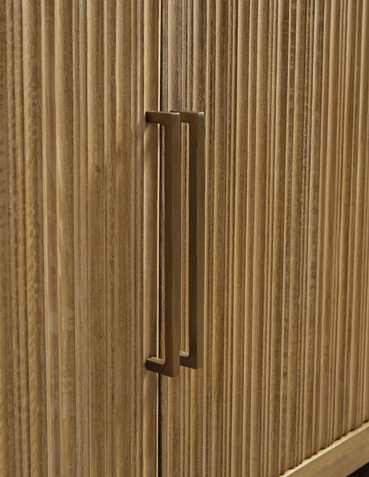 Niam Light Antique Beige Accent Cabinet from Ashley - Luna Furniture