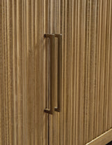 Niam Light Antique Beige Accent Cabinet from Ashley - Luna Furniture
