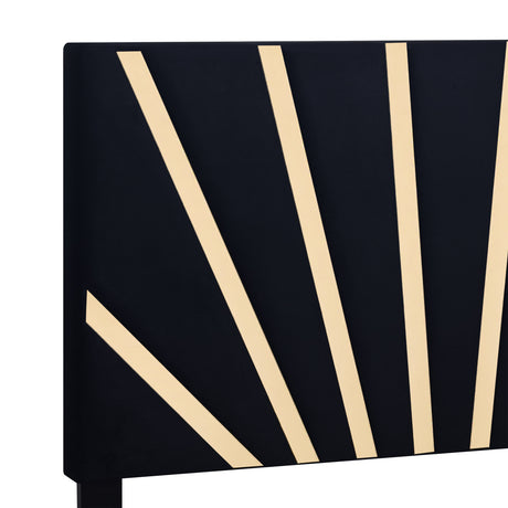 Nico Black King Platform Bed from Happy Homes - Luna Furniture