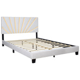 Nico White King Platform Bed from Happy Homes - Luna Furniture