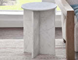 Niki Banswara White Solid Marble Accent Table from Steve Silver - Luna Furniture