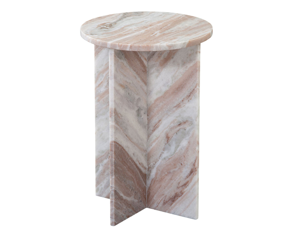 Niki Toronto Brown Marble End Table from Steve Silver - Luna Furniture