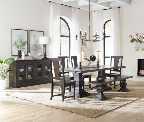 Nimes 18" Dining Chair in Weathered Mango from Home Trends & Design - Luna Furniture