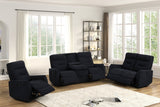 Nina Black - 3PC Power Reclining Set - NINA BLACK 3PC