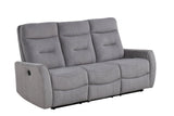 Nina Gray 3-Piece Power Reclining Set from Happy Homes - Luna Furniture
