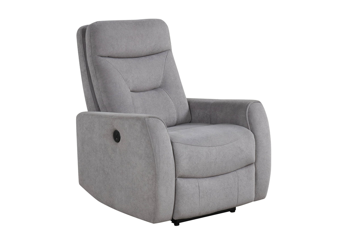 Nina Gray 3-Piece Power Reclining Set from Happy Homes - Luna Furniture