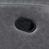 Gaston Gray Reclining Sofa with Drop-Down Console from Steve Silver - Luna Furniture