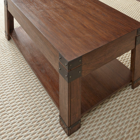 Arusha Lift Top Cocktail Table w/Casters from Steve Silver - Luna Furniture