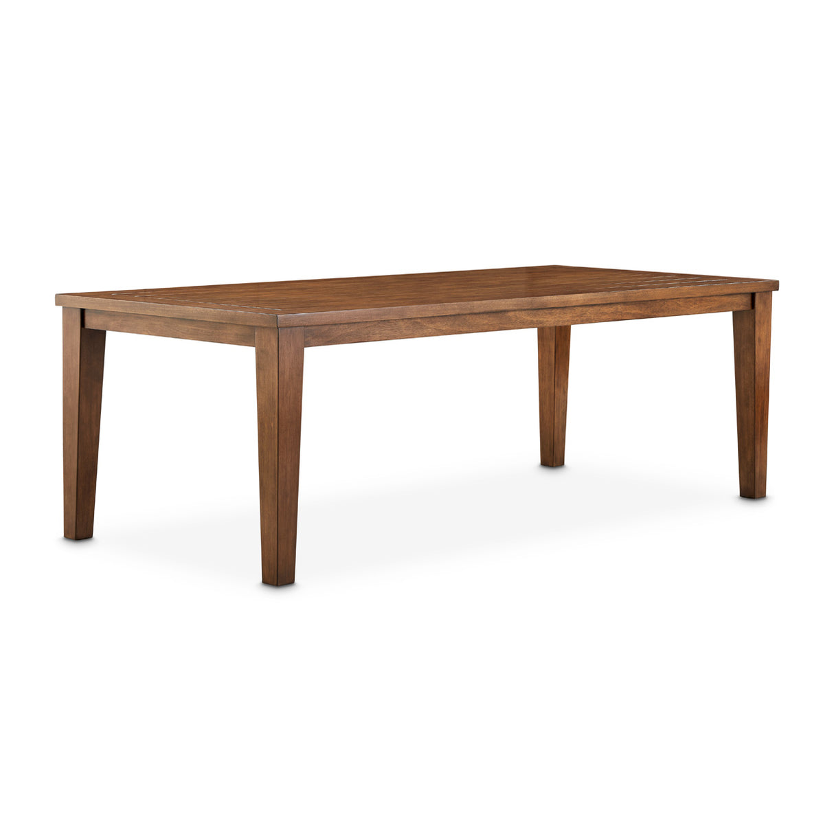 Brooklyn Walk Cto Burnt Umber Brooklyn Walk 4 Leg Rect. Dining Table (92 In) Burnt Umber from Michael Amini - Luna Furniture