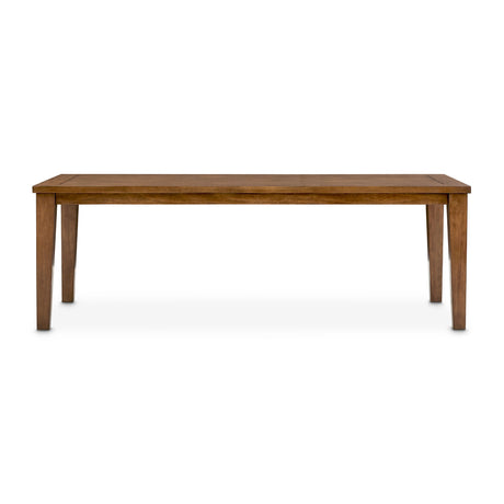 Brooklyn Walk Cto Burnt Umber Brooklyn Walk 4 Leg Rect. Dining Table (92 In) Burnt Umber from Michael Amini - Luna Furniture