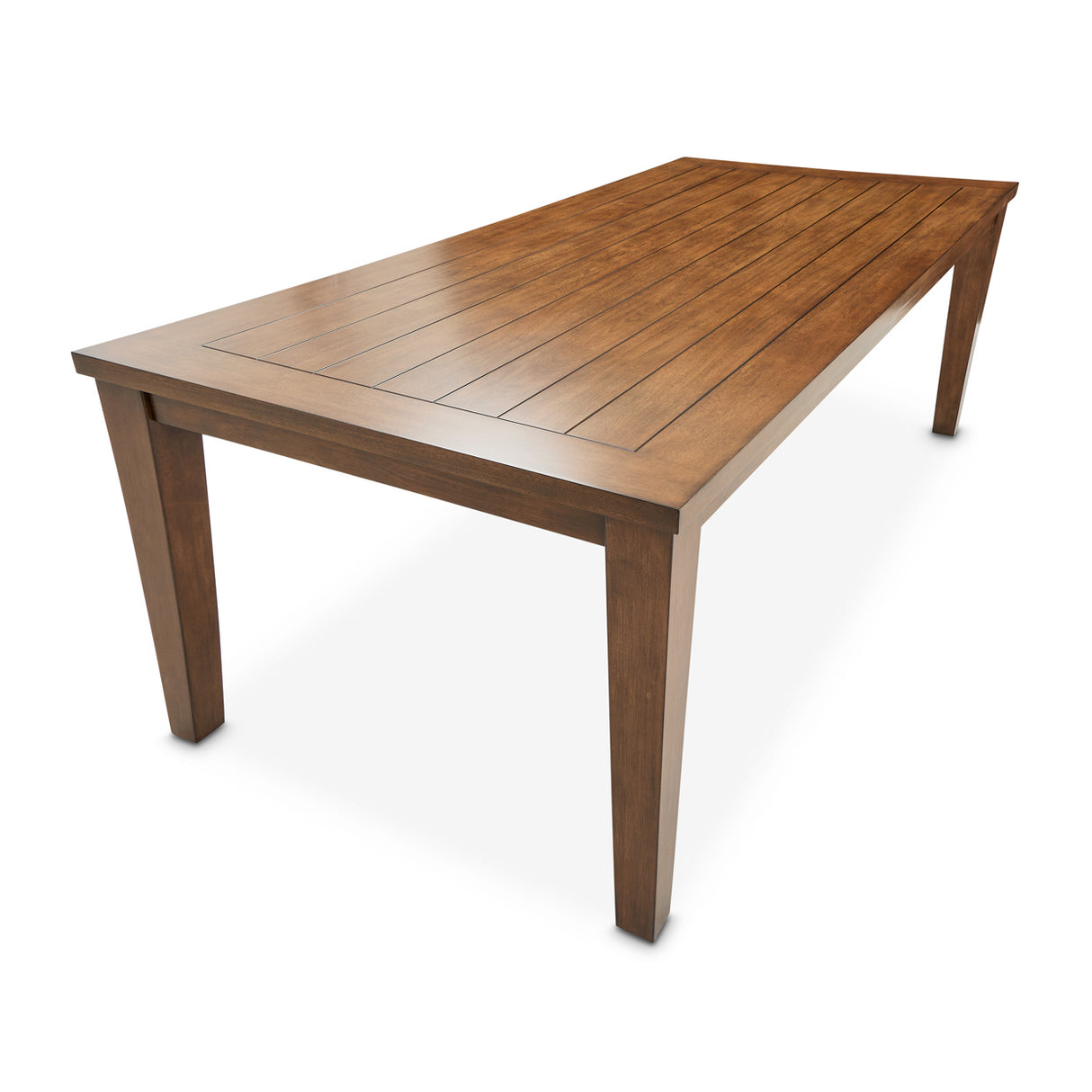 Brooklyn Walk Cto Burnt Umber Brooklyn Walk 4 Leg Rect. Dining Table (92 In) Burnt Umber from Michael Amini - Luna Furniture