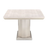 Marin Greige Rectangular Double Pedestal Table from Michael Amini - Luna Furniture