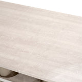 Marin Greige Rectangular Double Pedestal Table from Michael Amini - Luna Furniture