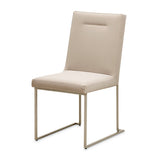 Marin Greige Dining Side Chair from Michael Amini - Luna Furniture