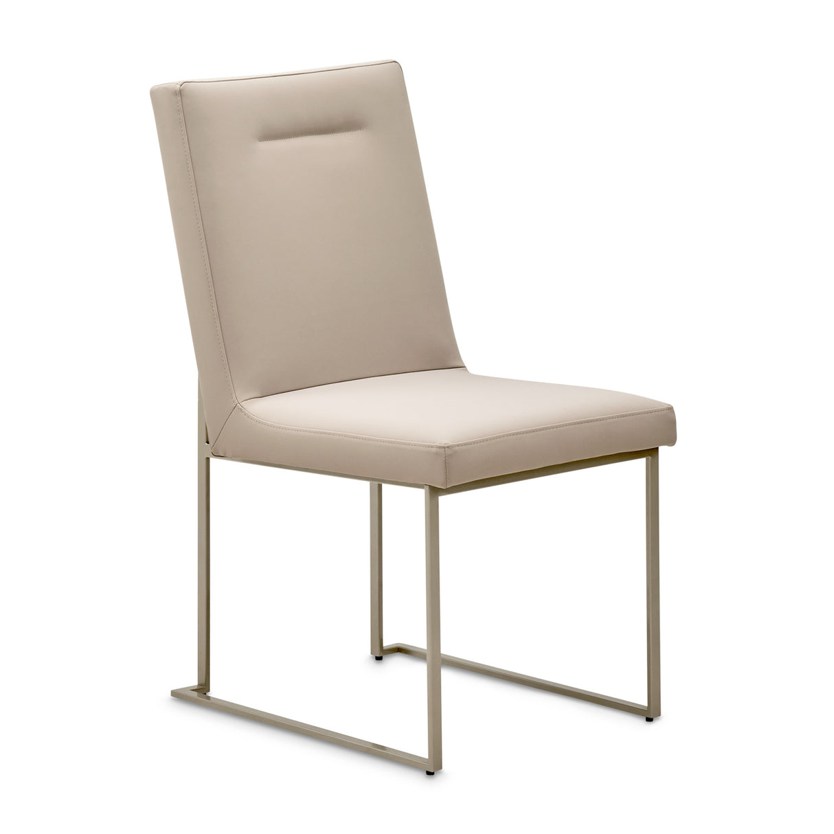Marin Greige Dining Side Chair from Michael Amini - Luna Furniture