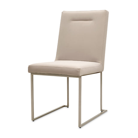 Marin Greige Dining Side Chair from Michael Amini - Luna Furniture