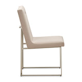Marin Greige Dining Side Chair from Michael Amini - Luna Furniture