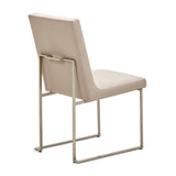 Marin Greige Dining Side Chair from Michael Amini - Luna Furniture