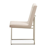Marin Greige Dining Side Chair from Michael Amini - Luna Furniture